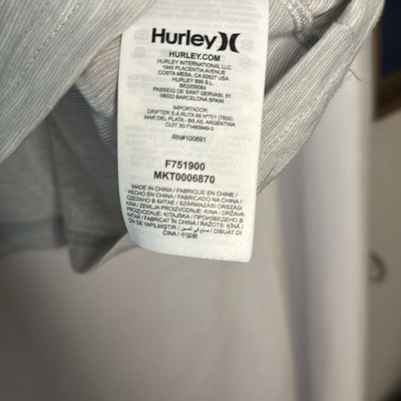 HURLEY SOFT CASUAL SHORT SLEEVE POLO (L) - Picture 6 of 8